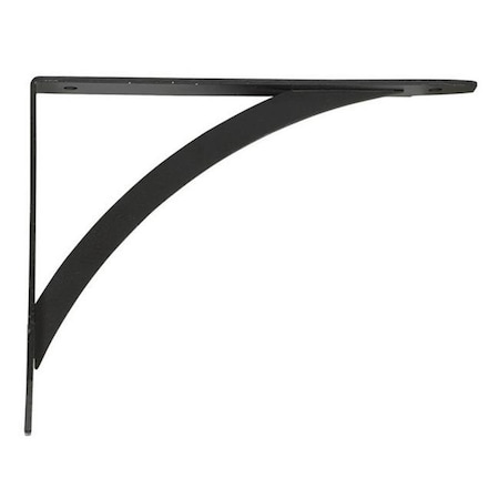 Homecare Products RP-0053-7BK 7 in. Elegant Shelf Bracket in Black- - pack of 10 HO157726